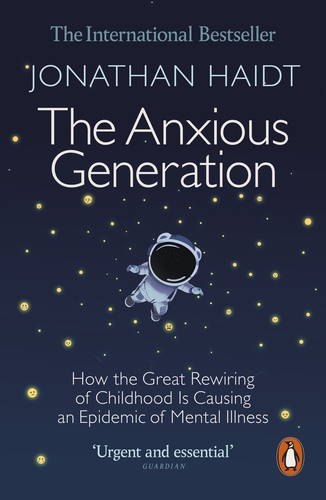 Cover of The Anxious Generation by Jonathan Haidt